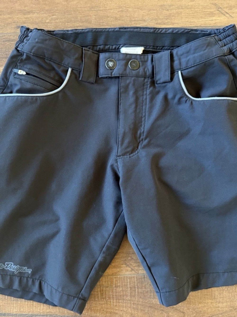 Troy Lee Designs Skyline Shorts Womens Small Gray Pockets MTB Cycling